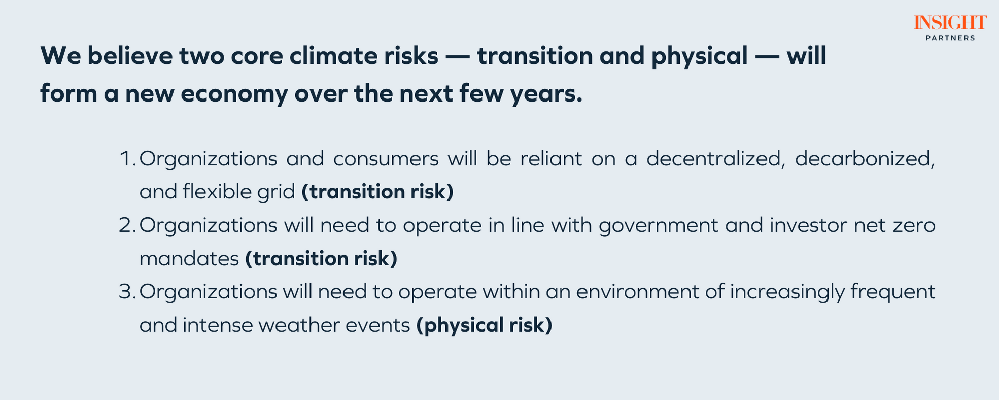 Insight Partners climate thesis